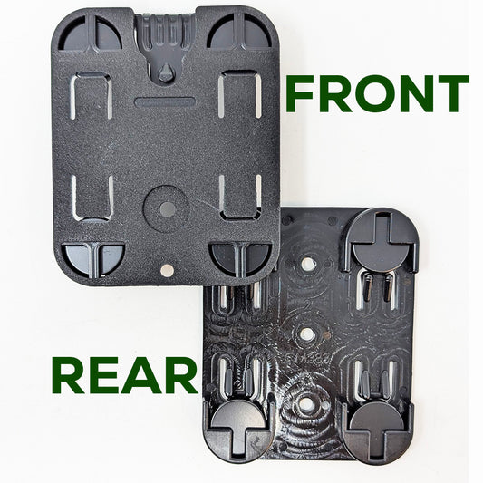 Klick Fast Magnetic Mount with Upper Dock Strong Magnet Clothing Mount