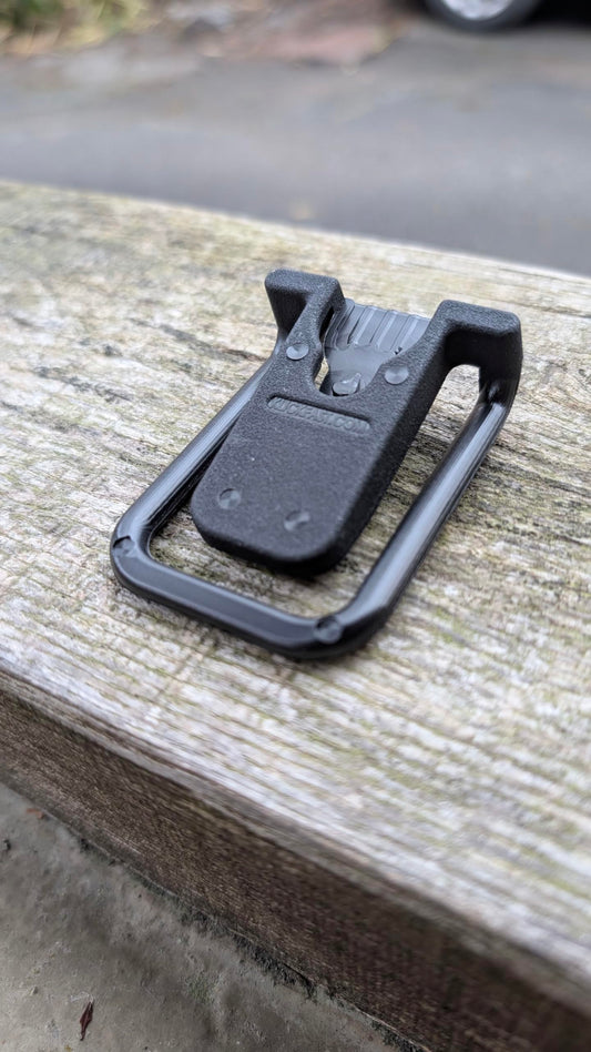 Klick Fast Official Klickfast Clickfast Clip On Dock Holder Attachment for Belt Jacket Shirt Security Body Camera Walkie Talkie Radio Torch Spray Quick Release Accessories Peter Jones