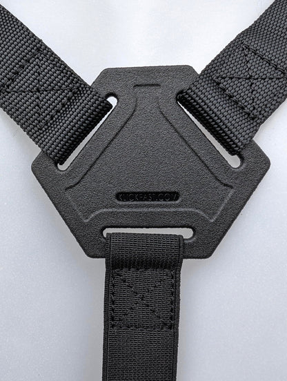 Peter Jones Official Delta Klick Fast Chest Strap Harness For Body Worn Camera Suitable for Brifield, and other BodyCams Adjustable Holder with Elasticated Waist