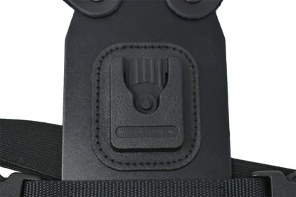 Official Peter Jones Klick Fast Chest Harness Strap Front Facing Adjustable Leather Body Camera Klickfast Dock Holder